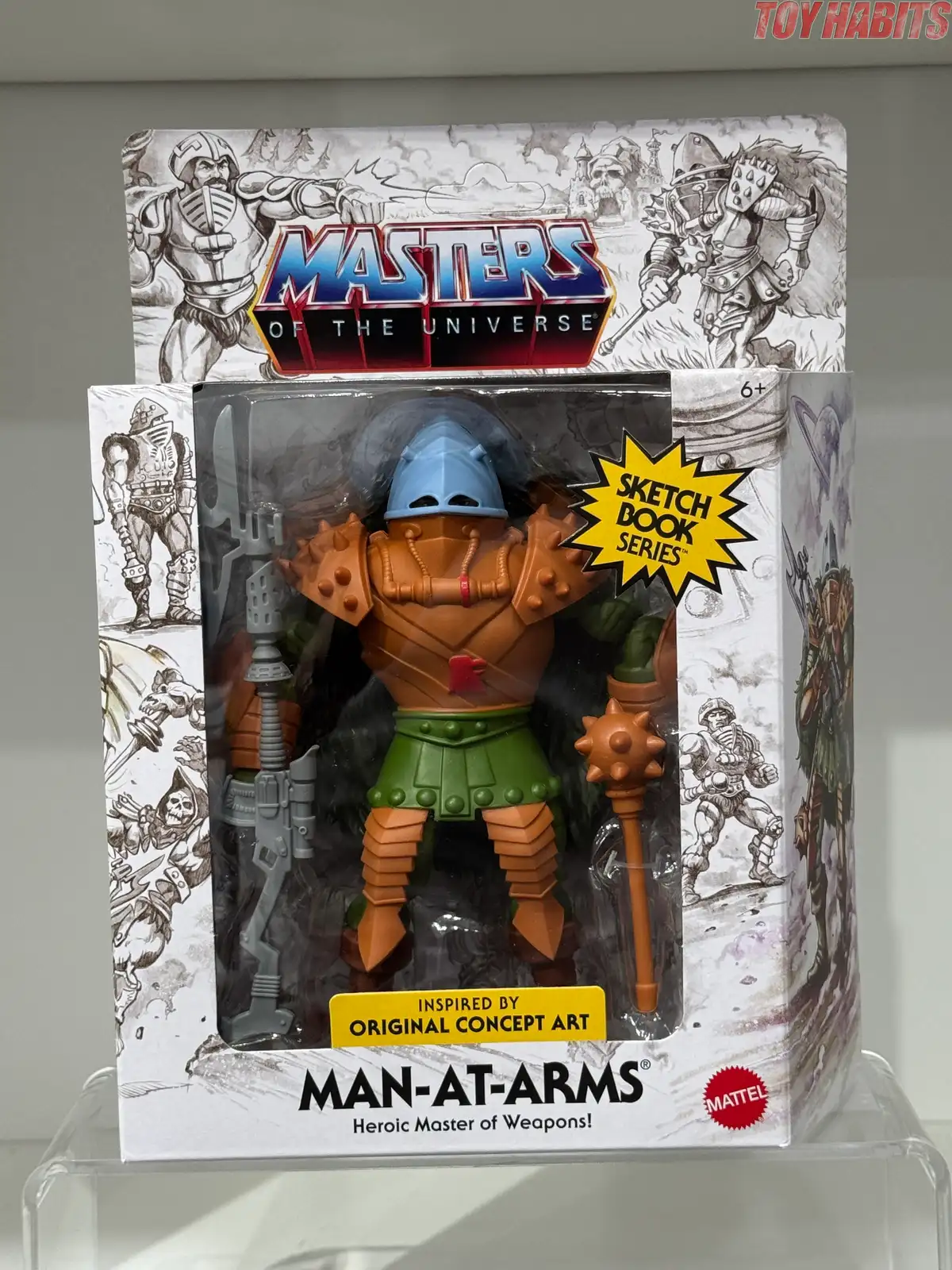 Man At Arms Sketch MOTU Origins Book Series In Hand Review 1