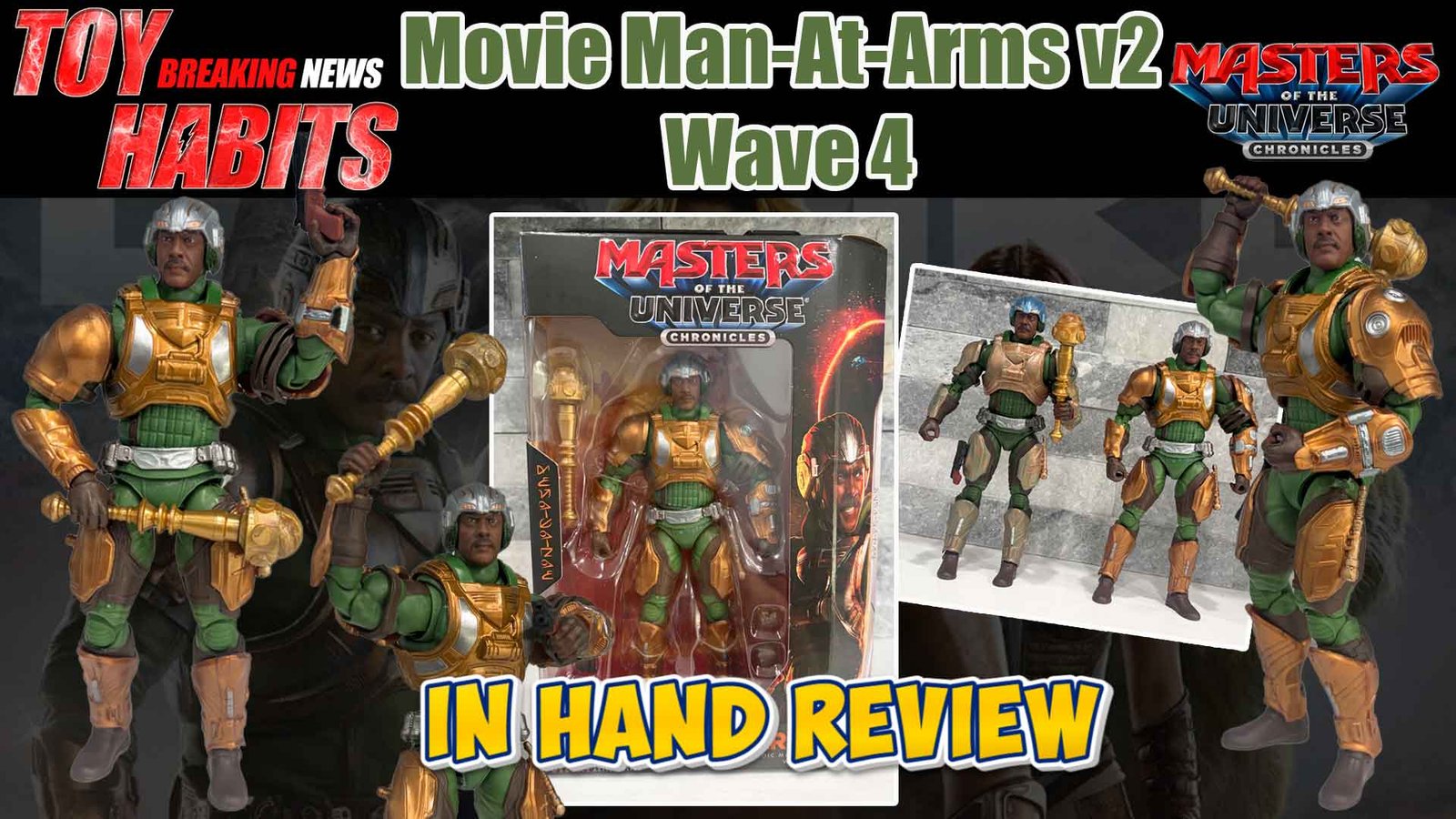 Man-At-Arms v2 MOTU Chronicles Wave 4 In Hand Review
