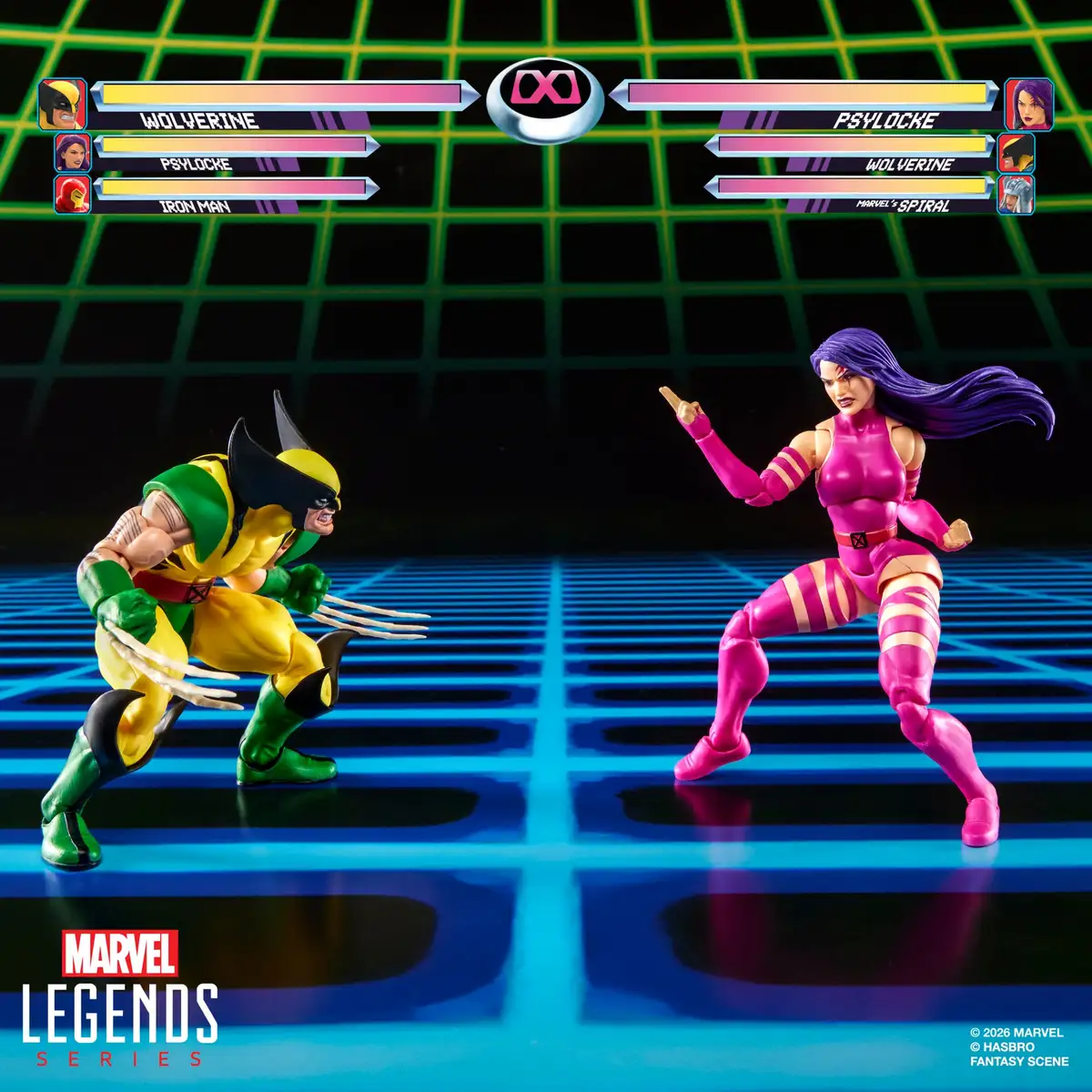 Marvel Legends Gamerverse Wolverine vs. Psylocke Action Figure Two Pack 09