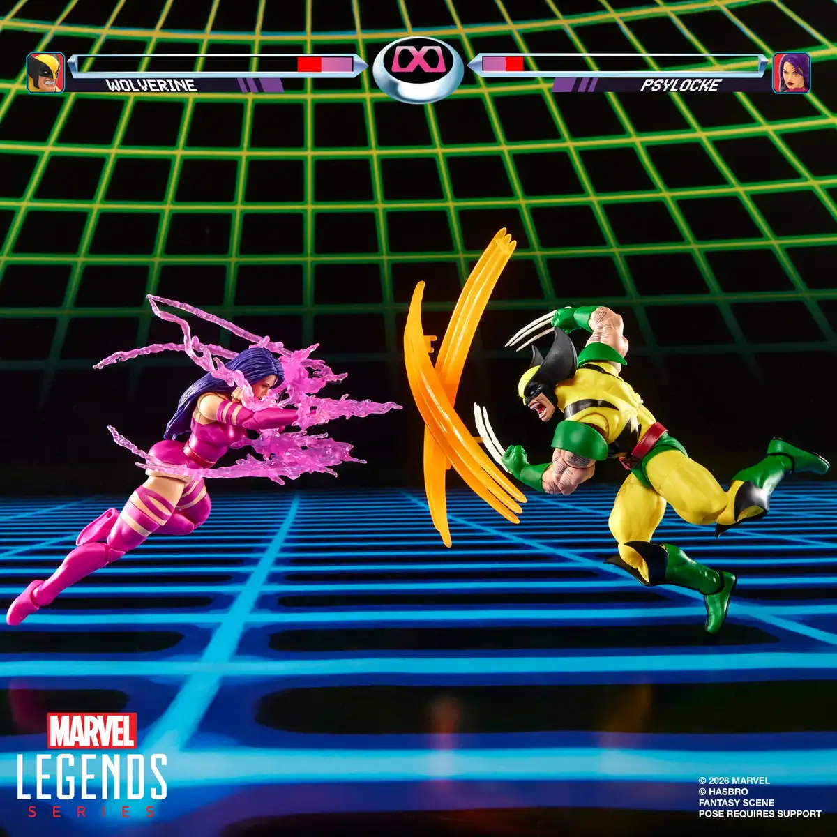 Marvel Legends Gamerverse Wolverine vs. Psylocke Action Figure Two Pack 13