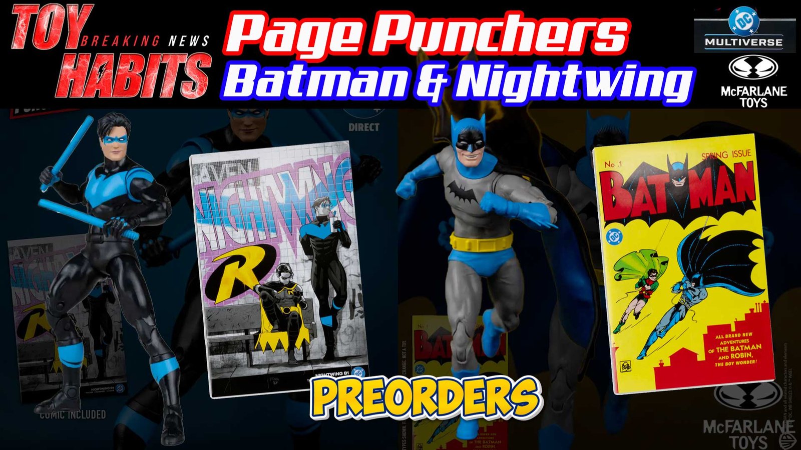 McFarlane-Page-Punchers-Batman-&-Nightwing-Preorders