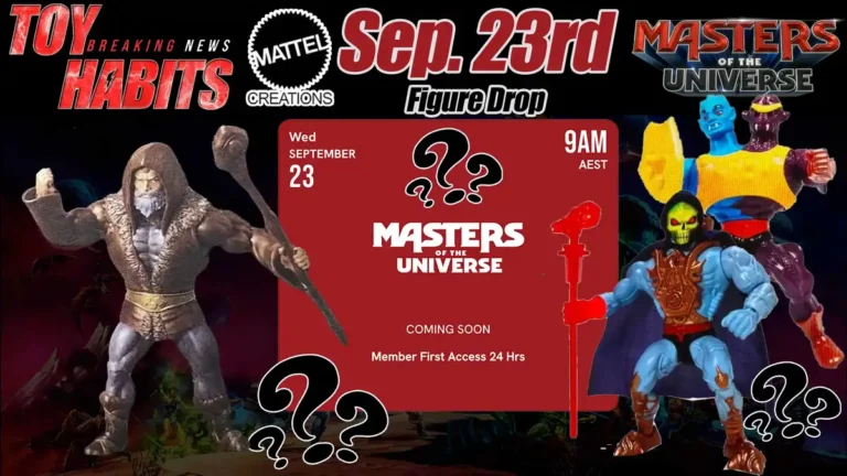 New September 23rd MOTU Drop Appears on AU Mattel Creation Launch Calendar