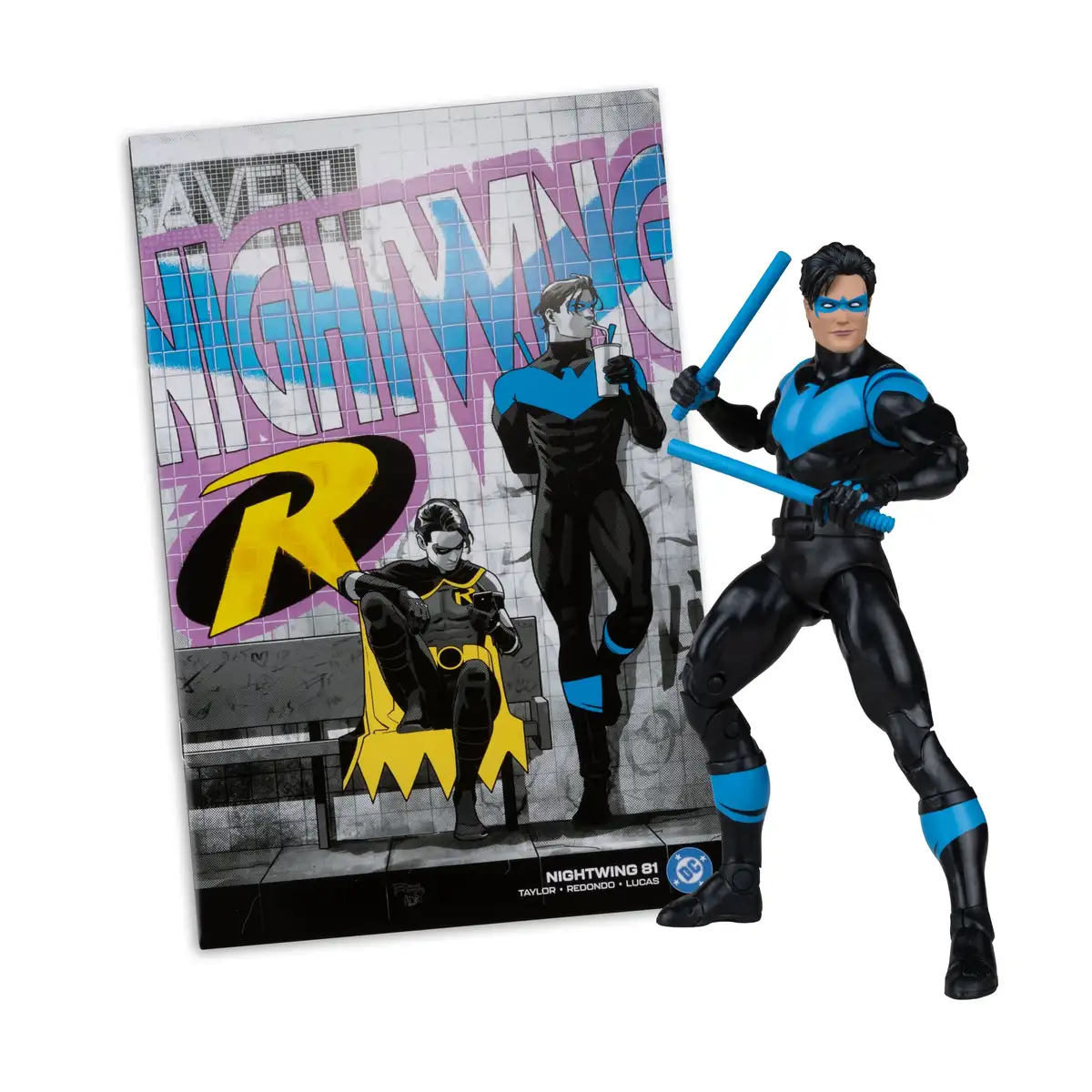 Nightwing #81 Page Punchers Nightwing 7 Action Figure with Comic 04