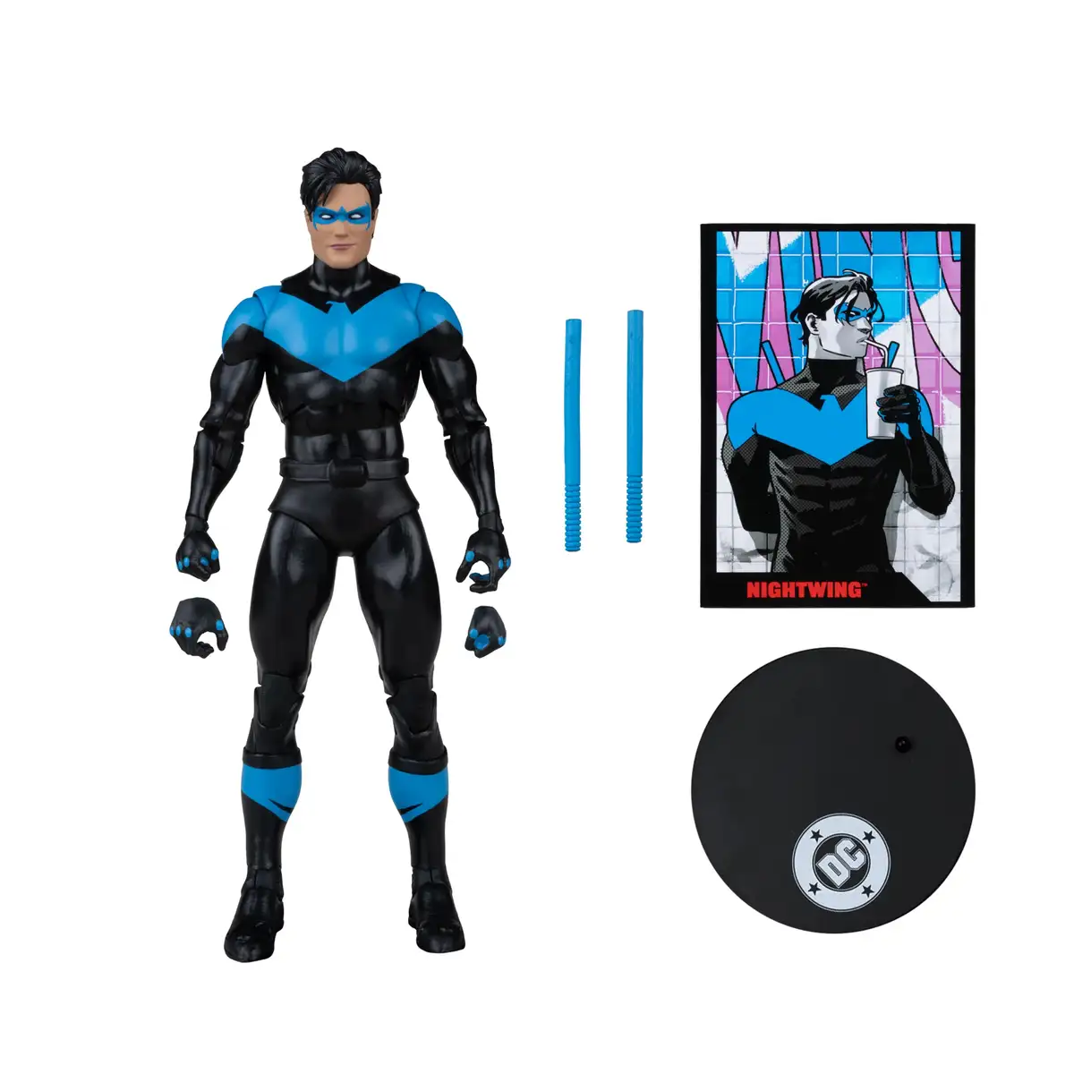 Nightwing #81 Page Punchers Nightwing 7 Action Figure with Comic 09