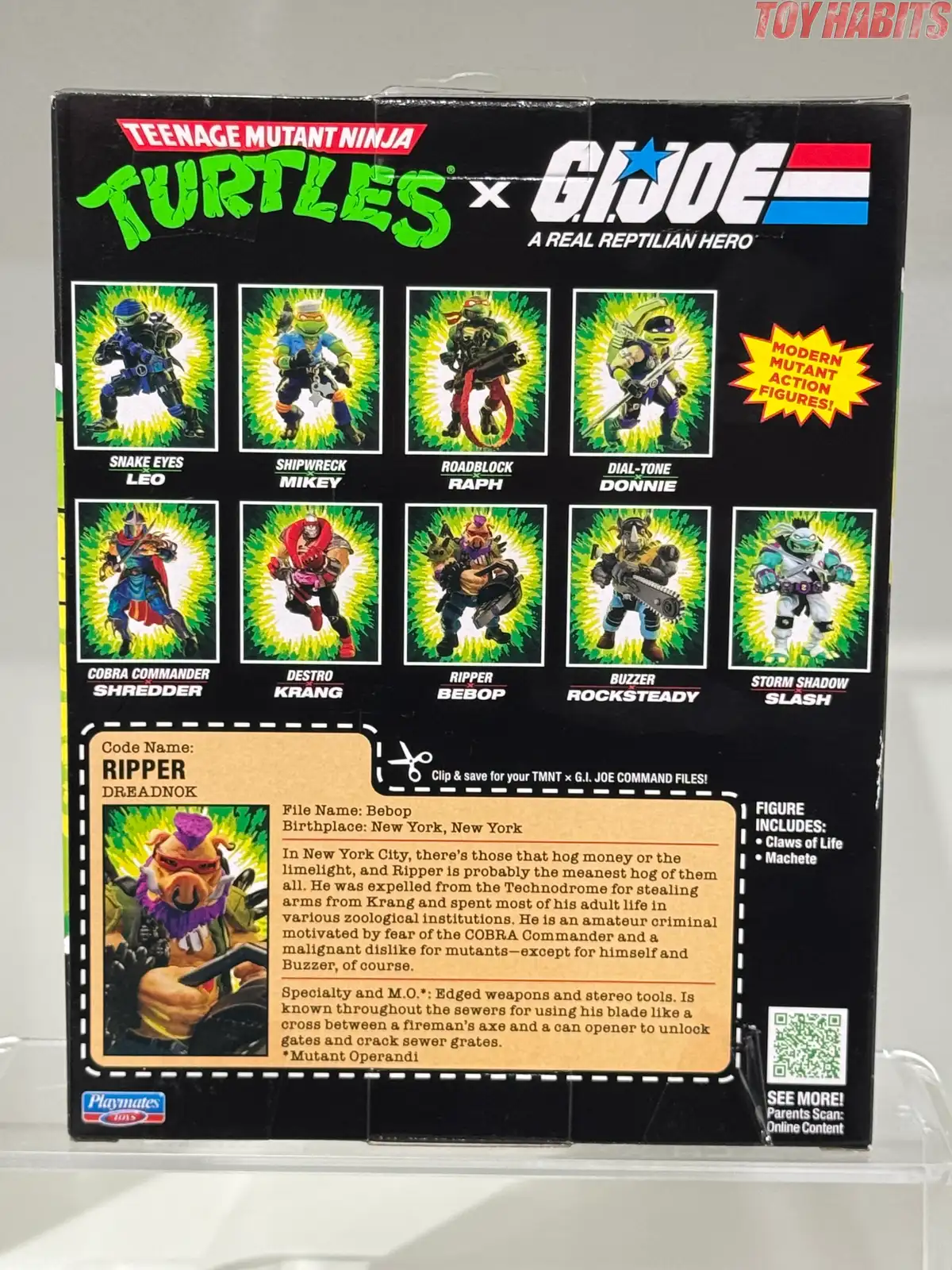 Ripper Bebop GI Joe TMNT Crossover Review 3