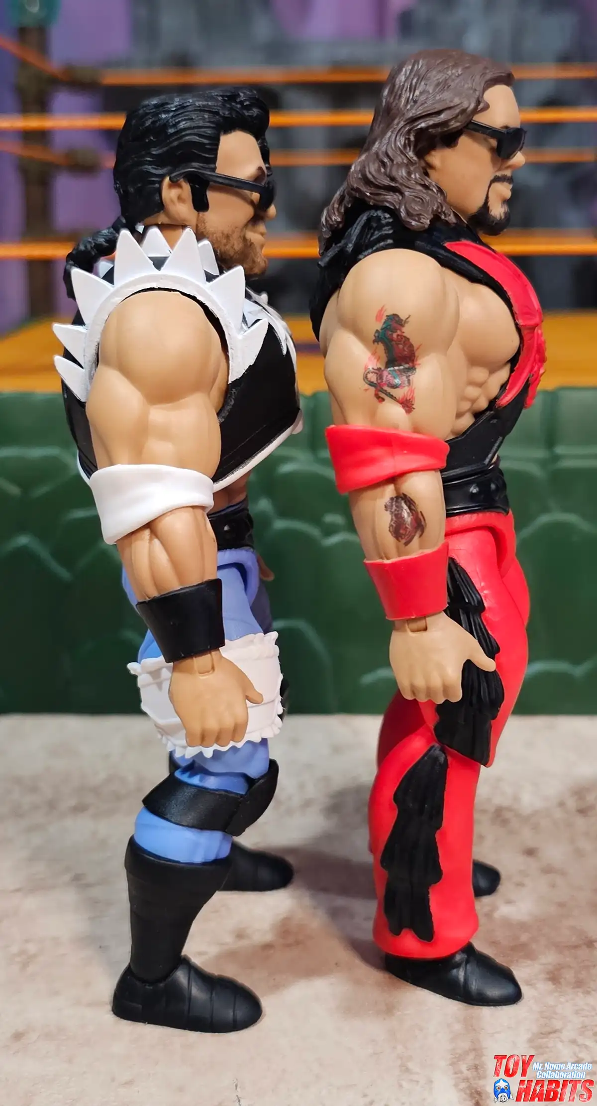 Scott Hall Kevin Nash Fright Zone Ring Masters of the WWE Universe 10