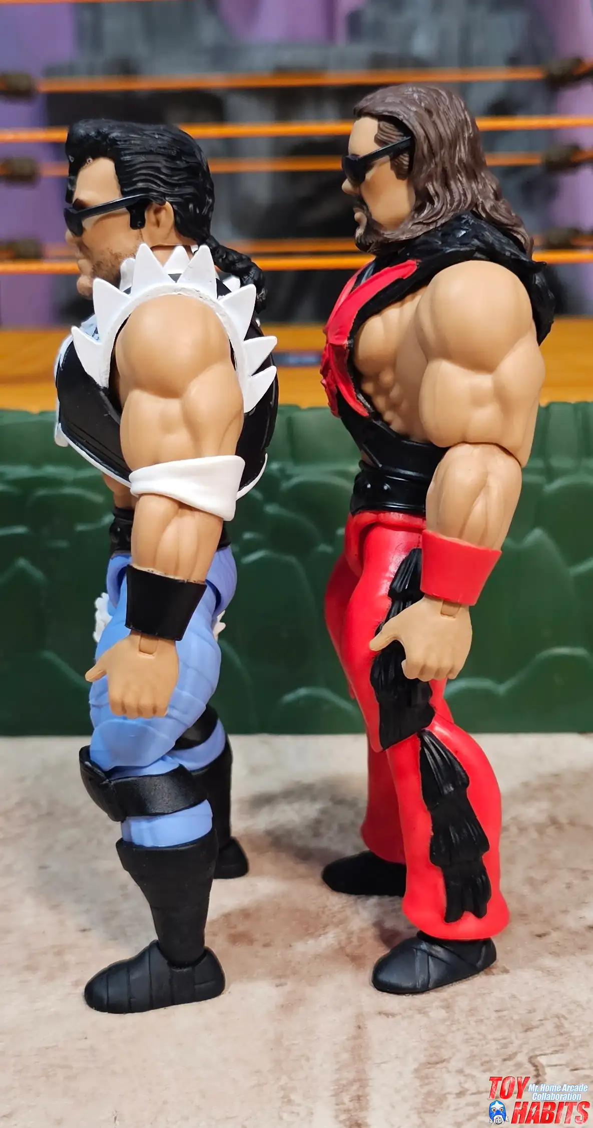 Scott Hall Kevin Nash Fright Zone Ring Masters of the WWE Universe 8