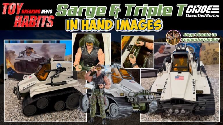 Sgt Slaughter & The Triple T GI Joe Classified Series In Hand Images