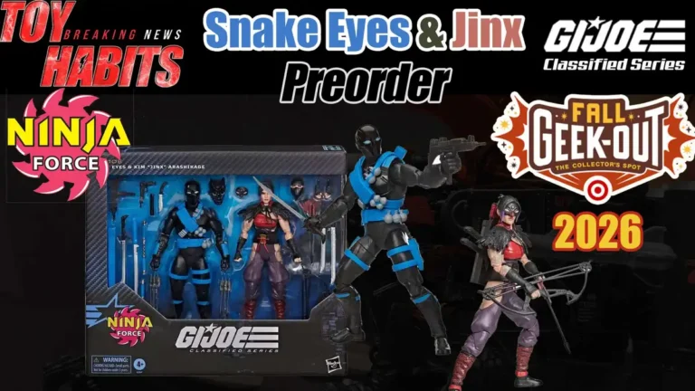 Snake Eyes & Jinx Ninja Force 2-Pack Target Fall Geek-Out 2026 Preorder