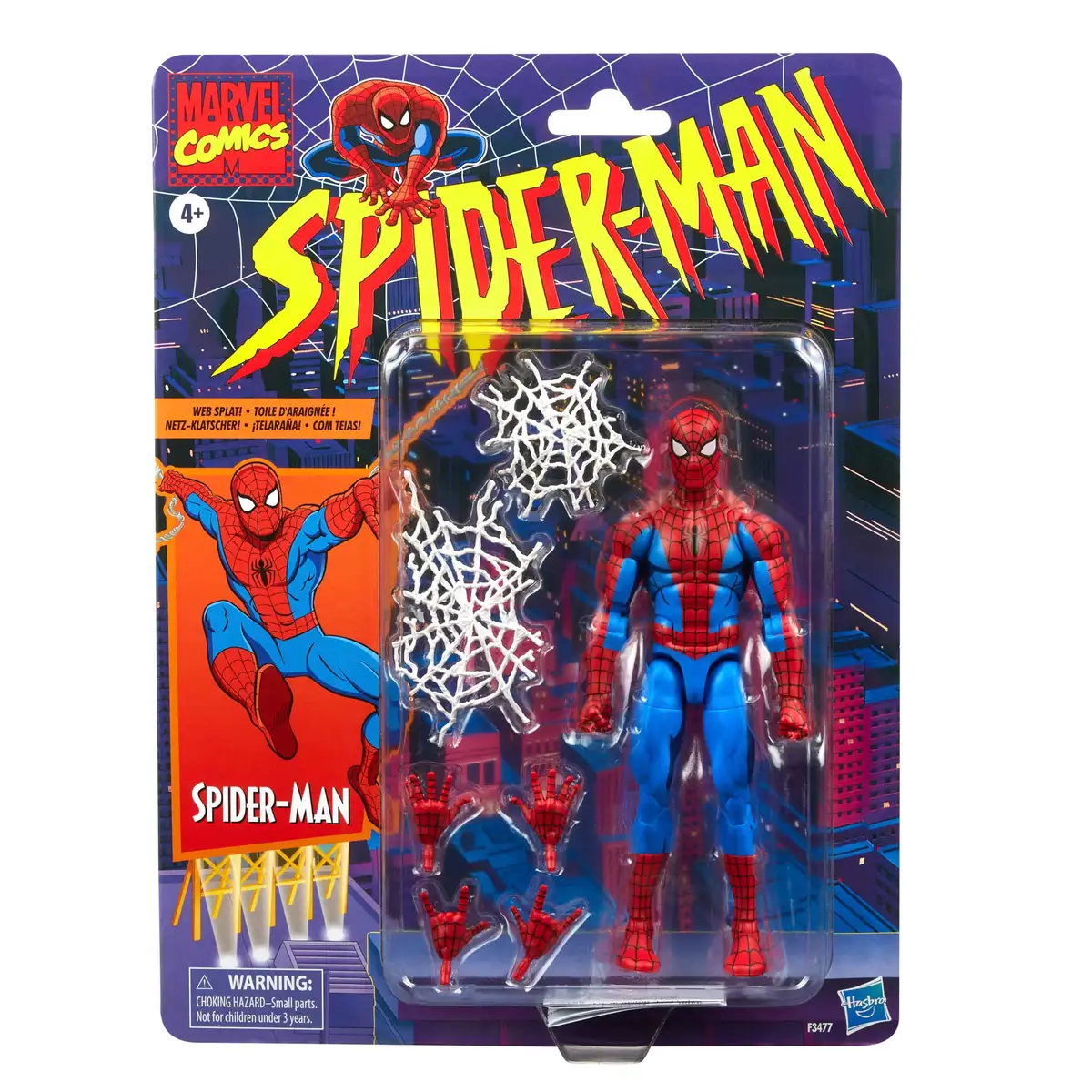 Spider Man Marvel Legends Retro Collection Spider Man (Cel Shaded Ver.) Action Figure 08