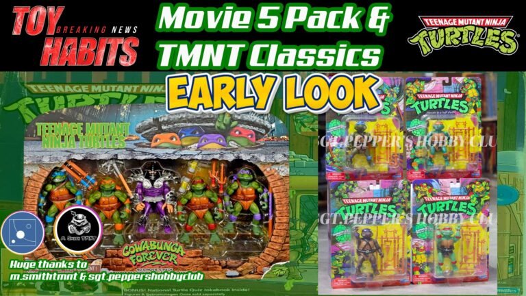 TMNT Movie 5 Pack & 1988 Classic Figures Re-Release Early Look