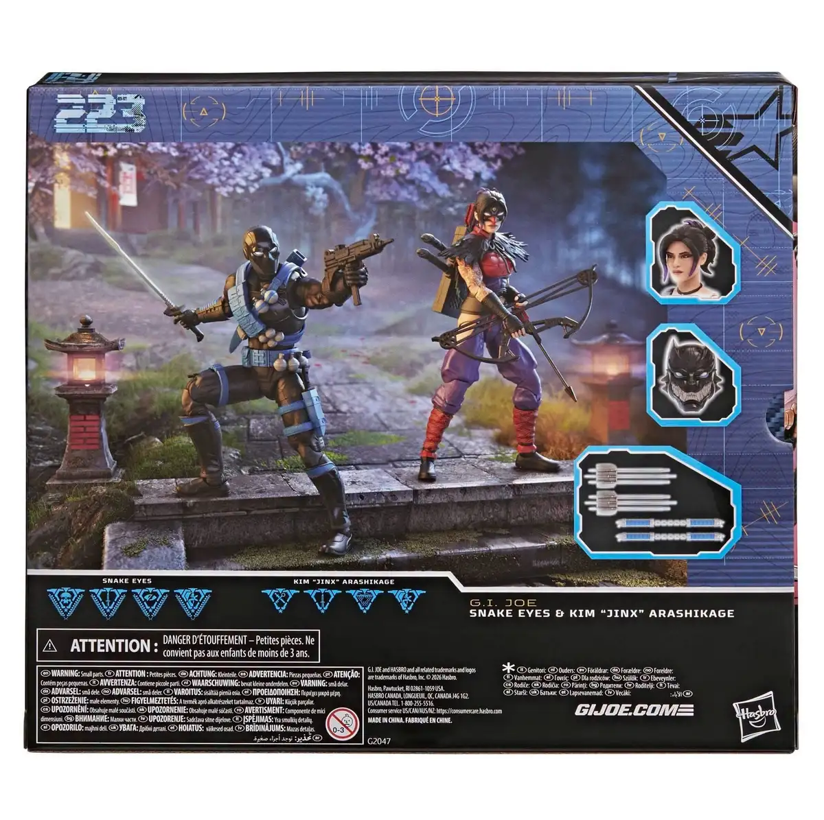 Target Exclusive Ninja Force Snake Eyes and Jinx 2 pack 2