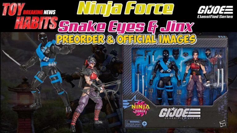 Target Exclusive GI Joe Classified Series Ninja Force Snake Eyes and Jinx 2-pack Preorder Info & Official Images