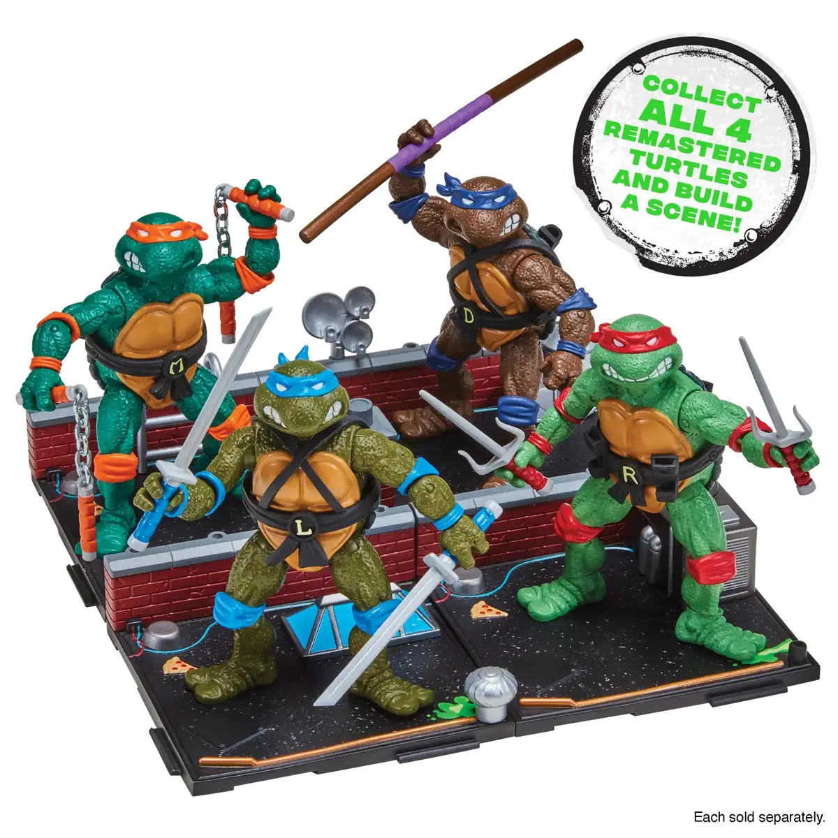 Teenage Mutant Ninja Turtles (1988) Remastered Donatello Action Figure Set 07