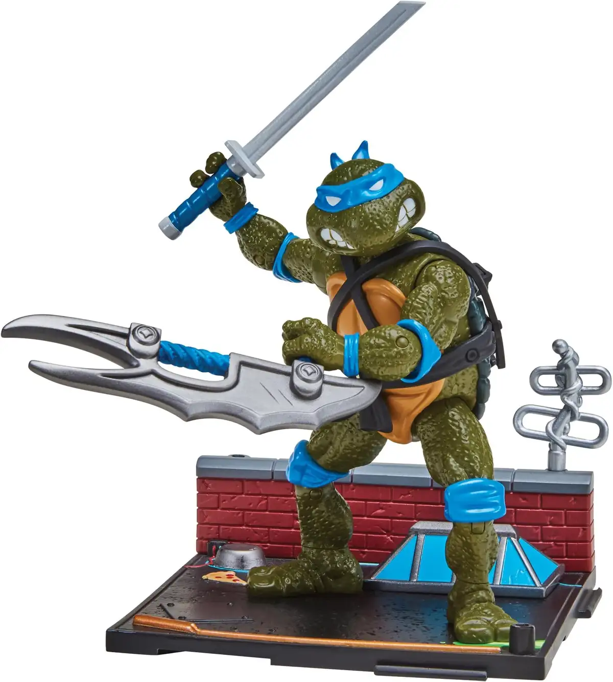 Teenage Mutant Ninja Turtles (1988) Remastered Leonardo Action Figure Set 03