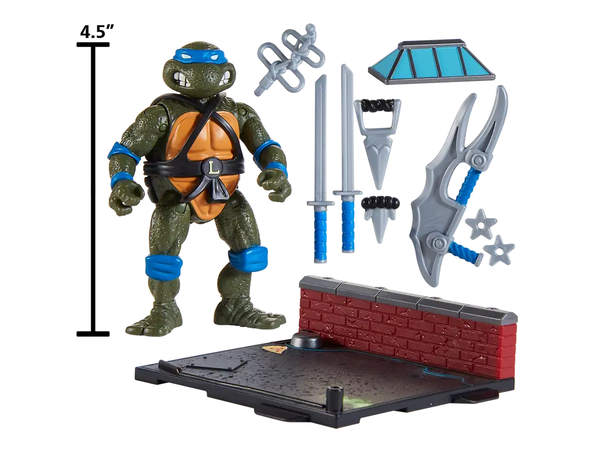 Teenage Mutant Ninja Turtles (1988) Remastered Leonardo Action Figure Set 05