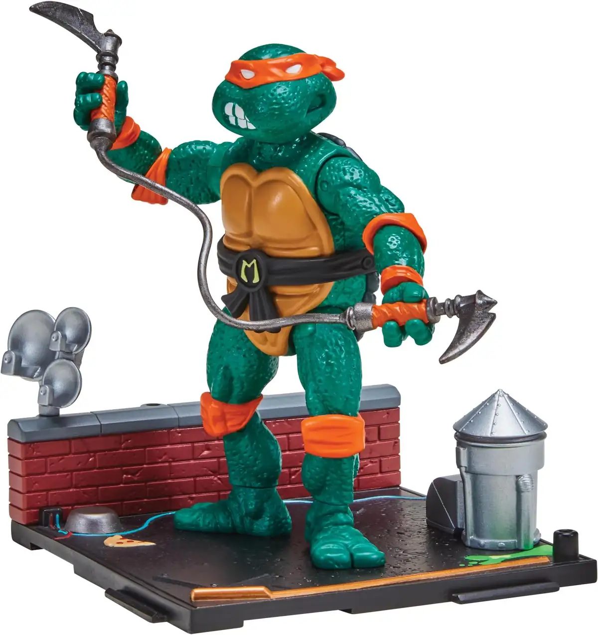 Teenage Mutant Ninja Turtles (1988) Remastered Michelangelo Action Figure Set 03