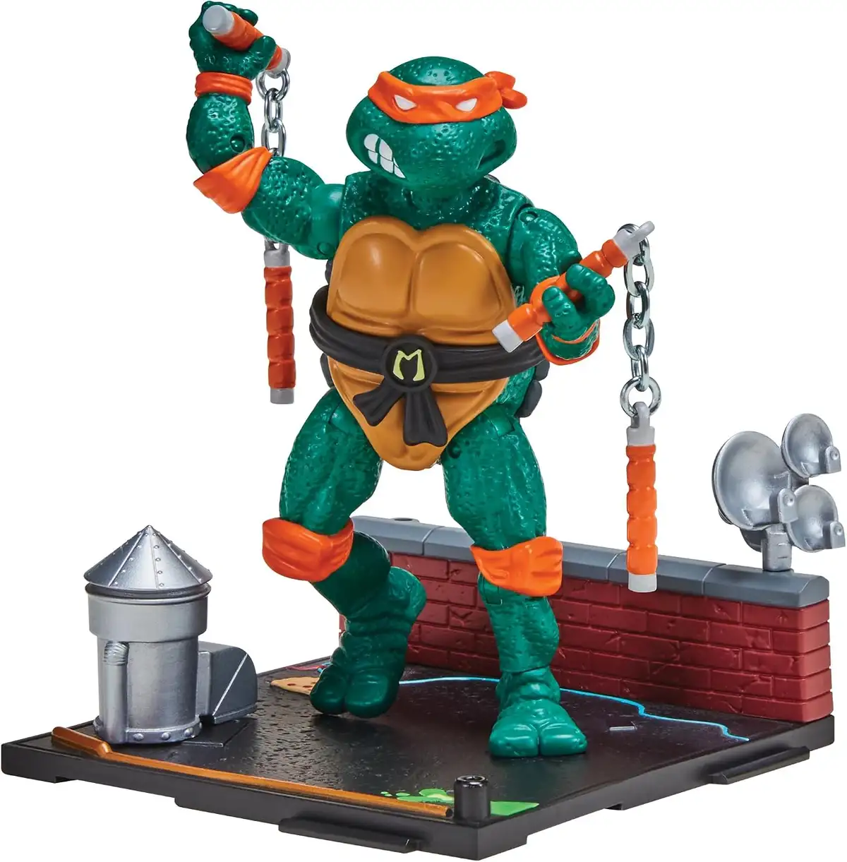 Teenage Mutant Ninja Turtles (1988) Remastered Michelangelo Action Figure Set 04