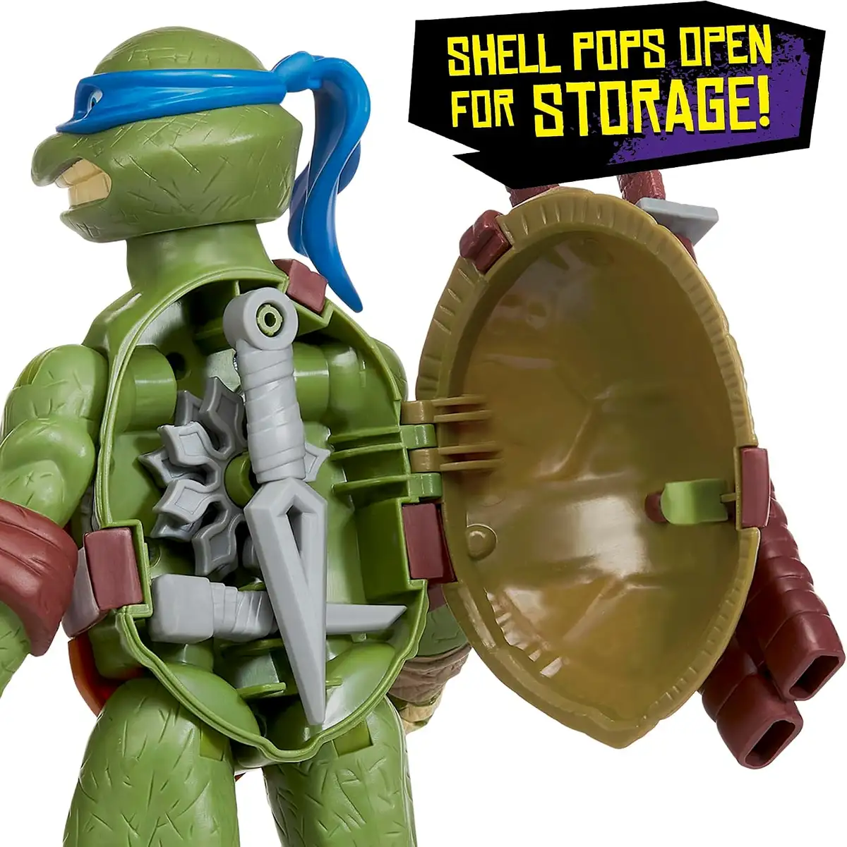 Teenage Mutant Ninja Turtles (2012) Battle Shell Leonardo Action Figure 05