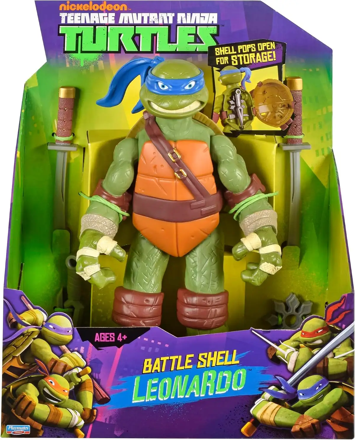 Teenage Mutant Ninja Turtles (2012) Battle Shell Leonardo Action Figure 07