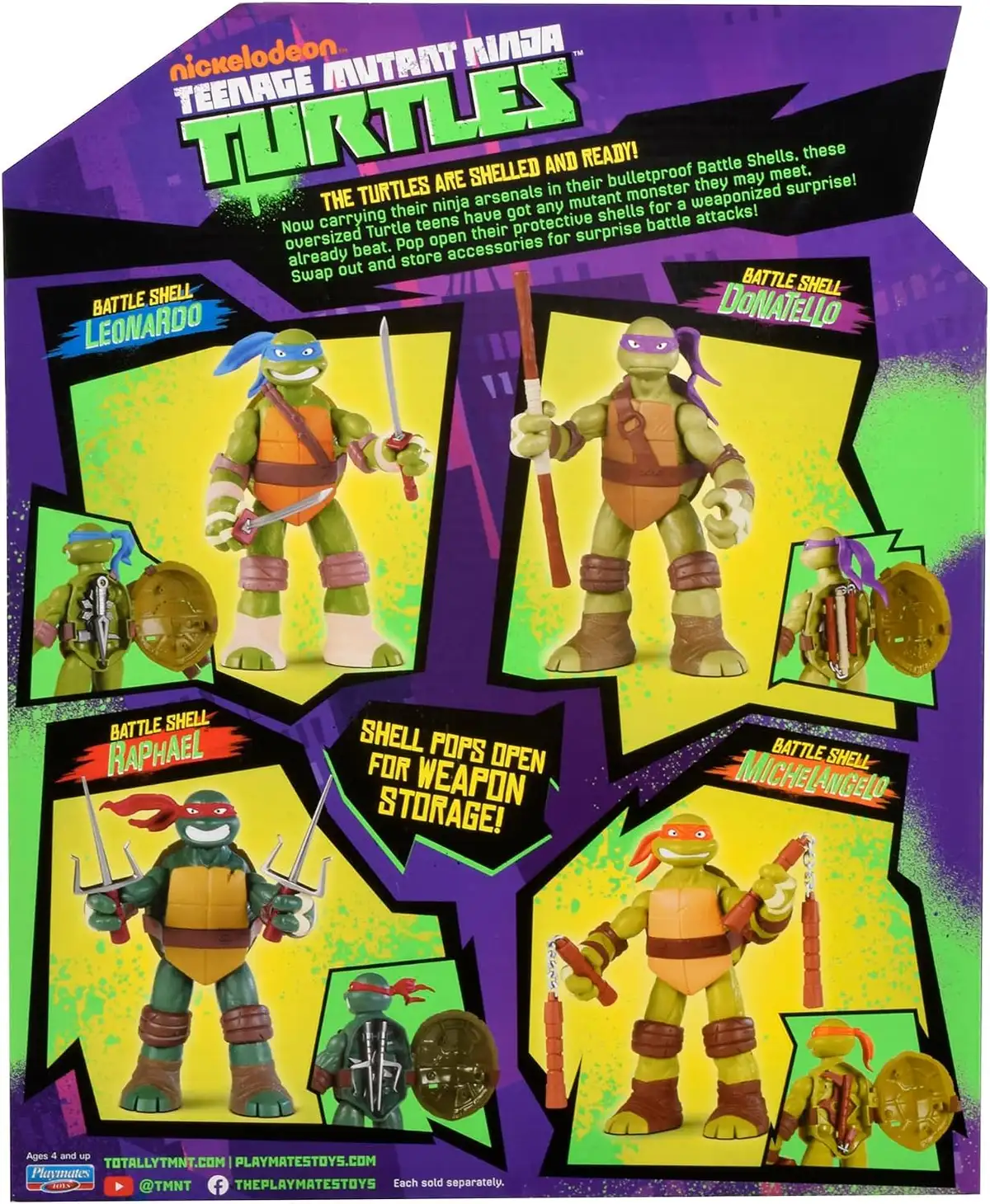 Teenage Mutant Ninja Turtles (2012) Battle Shell Michelangelo Action Figure 08