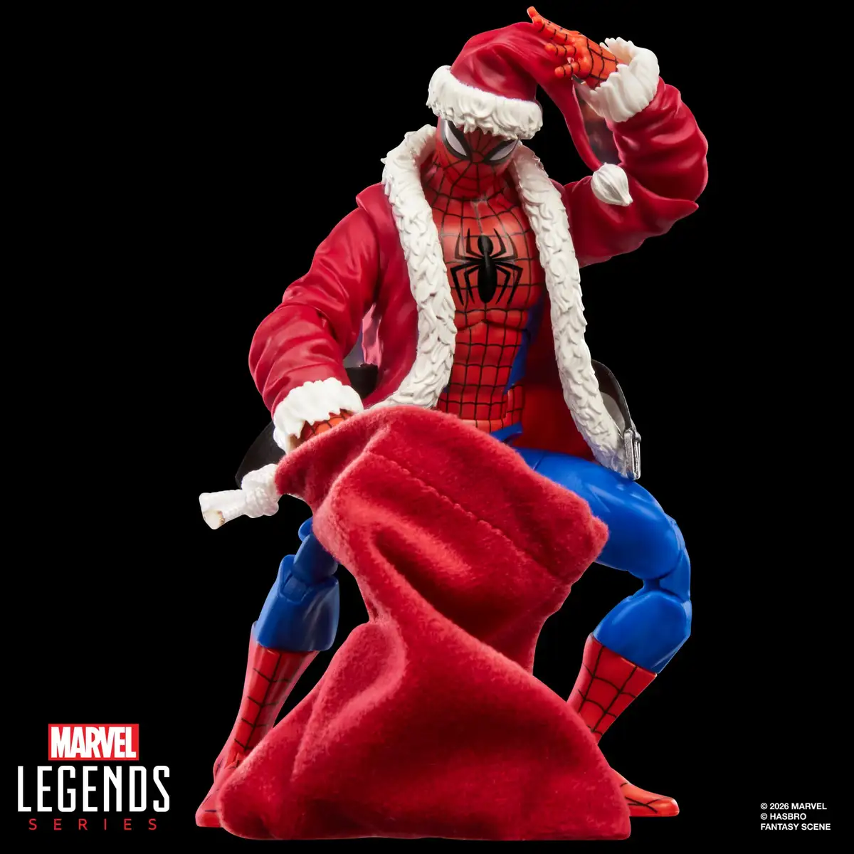 The Amazing Spider Man Marvel Legends Spider Man (Marvel Holiday Special) Action Figure 05