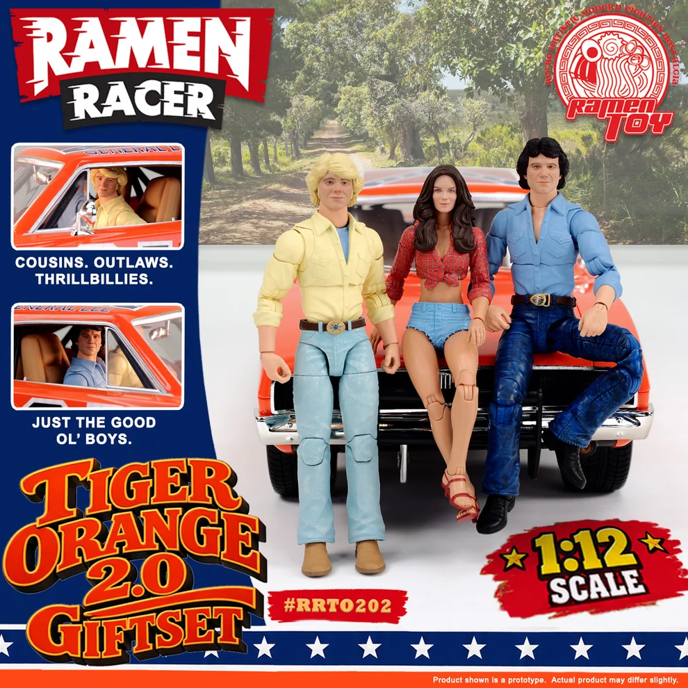 Tiger Orange General Lee Ramen Racer & Good Ol Boys Preorders 10