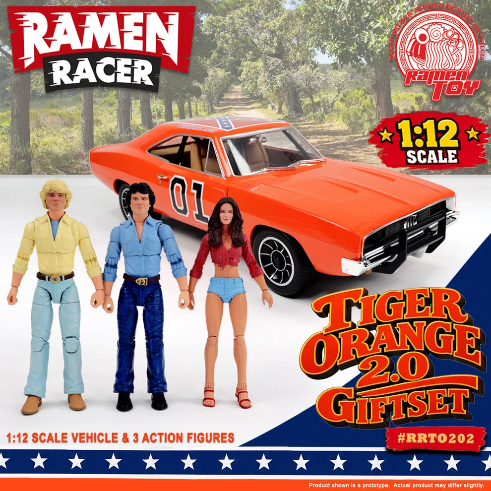 Tiger Orange General Lee Ramen Racer & Good Ol Boys Preorders 9