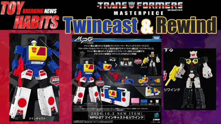 Transformers MPG-27 Twincast & Rewind Officially Revealed by Takara Tomy