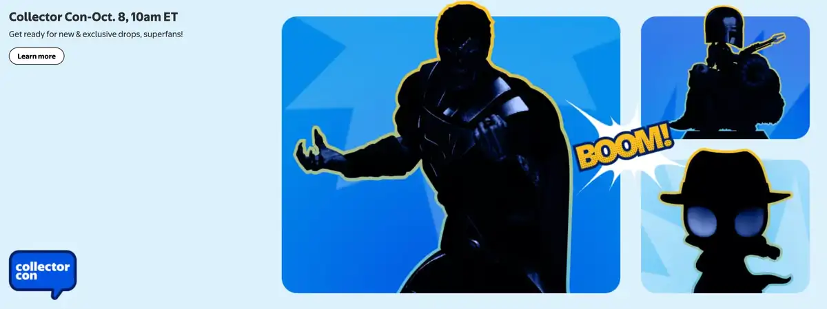 Walmart Collector Con October 2026 Information 1