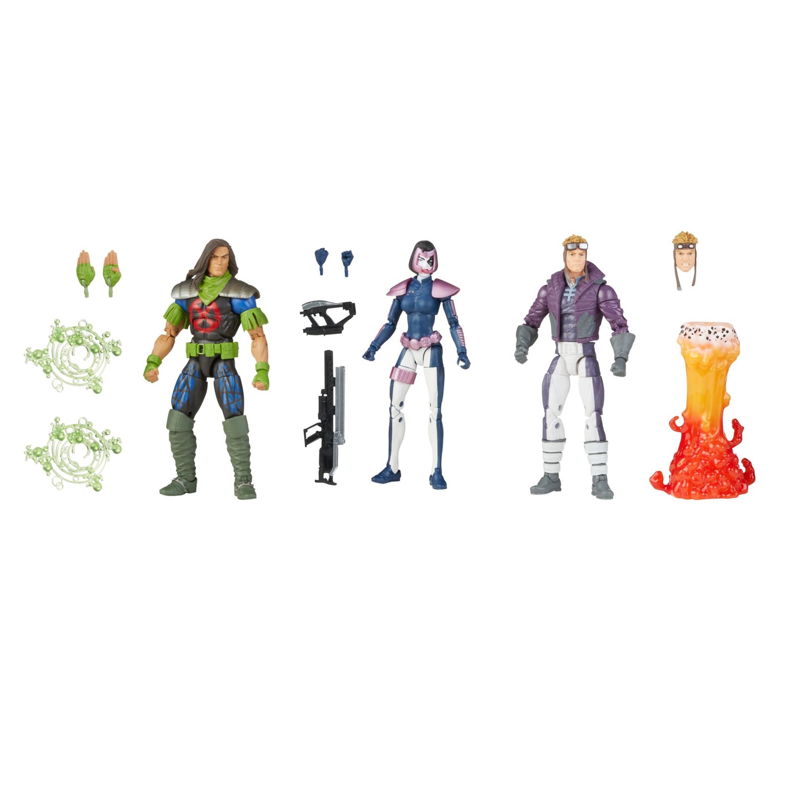 X Force Marvel Legends Marvel's Domino, Rictor and Marvel's Cannonball Action Figure Multipack 17