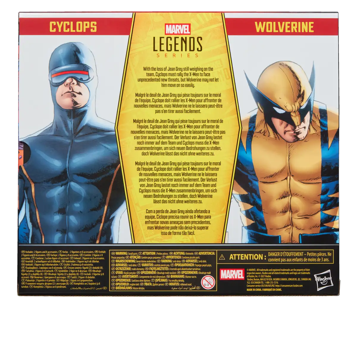 Astonishing X Men Marvel Legends Cyclops & Wolverine Action Figure Two Pack 16