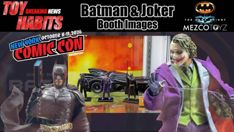 Batman and Joker Mezco NYCC 2026 Booth Images