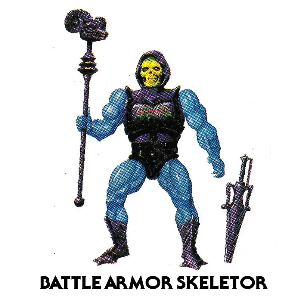 Battle Armor Skeletor Masters of the Universe Vintage Cross Sell