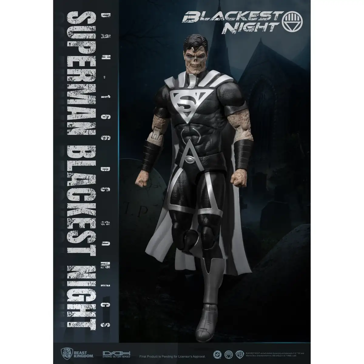 Beast Kingdom Warner Bros Action Figure DC Comics Superman Blackest Night 03