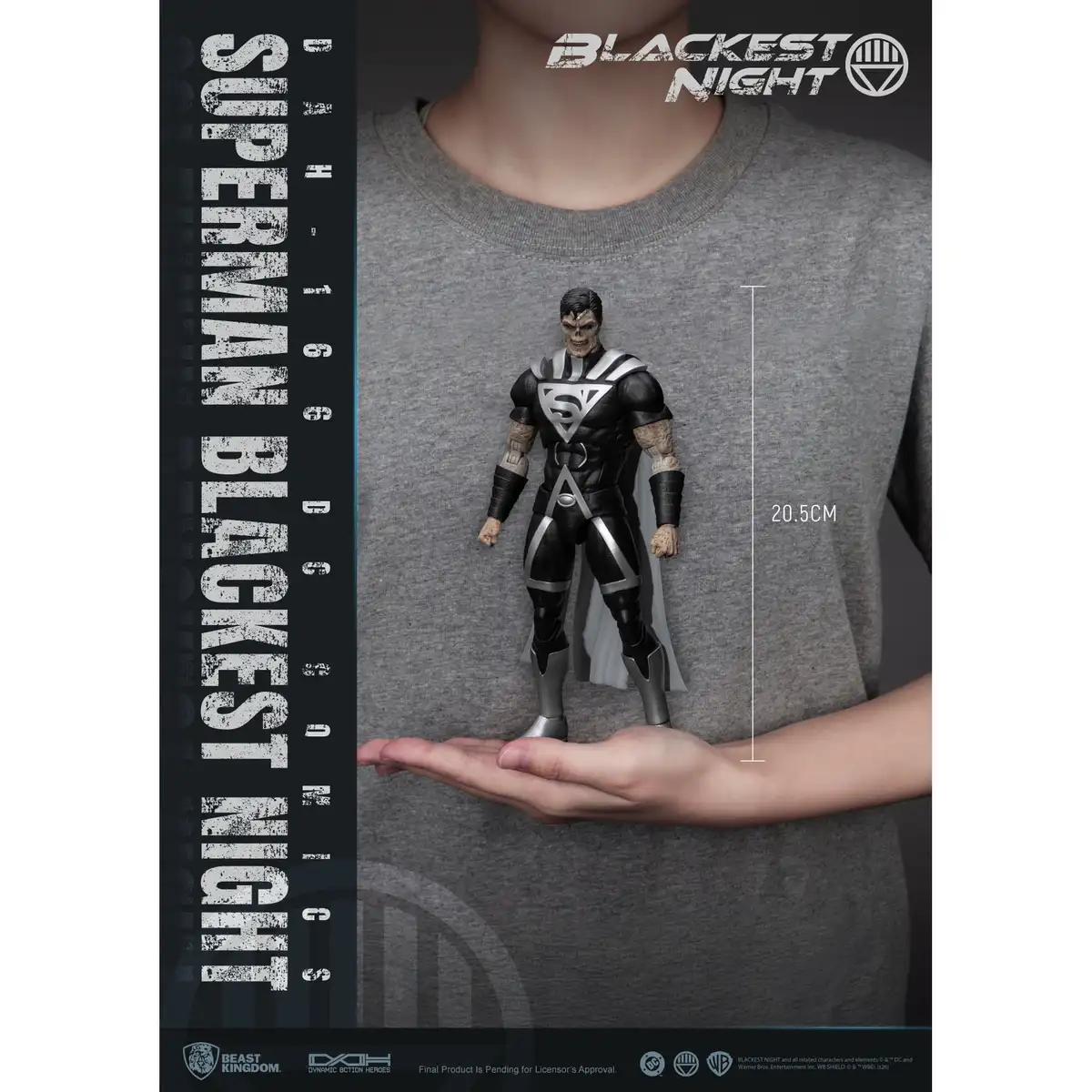 Beast Kingdom Warner Bros Action Figure DC Comics Superman Blackest Night 05