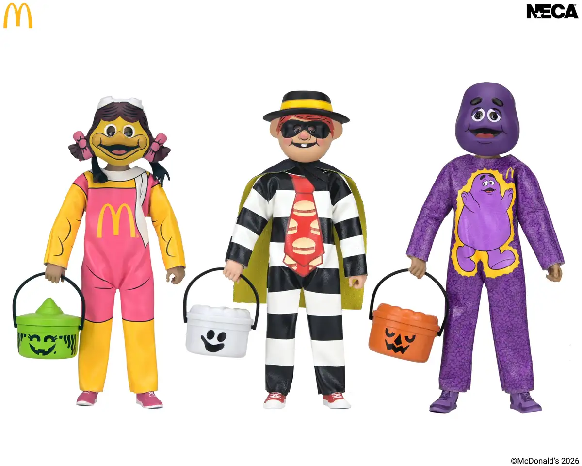 Ben Cooper Costume Kids Collection Set of 3 Clothed Action Figures 14