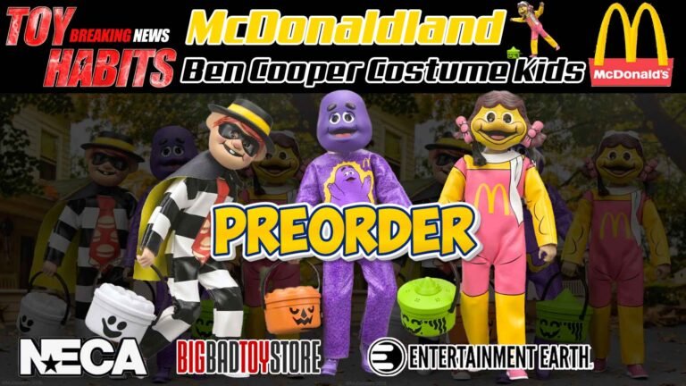 Ben Cooper Costume Kids McDonaldland Set of 3 Preorder