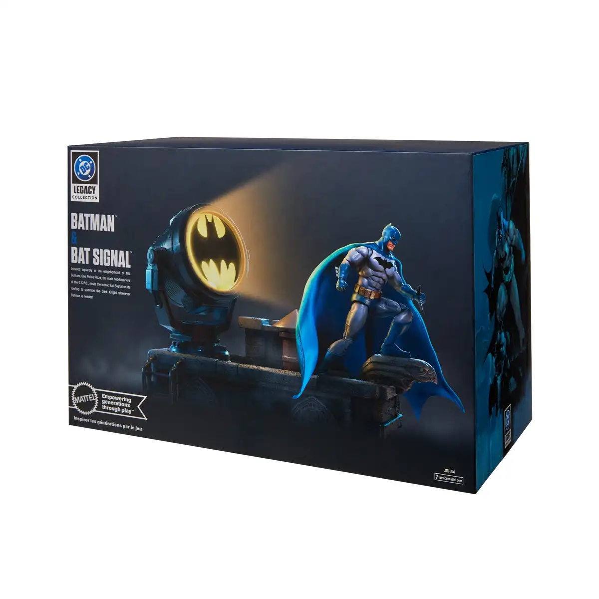 DC Premium Batman Hush Rooftop Bat Signal Diorama Set 08