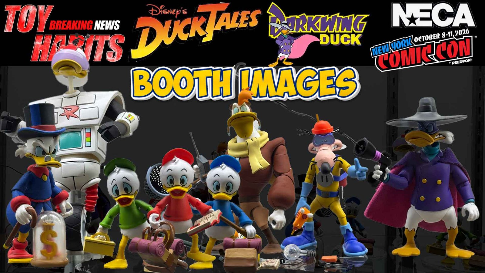 Ducktails-&-Darkwing-Duck-NECA-NYCC-2026-Booth-Images