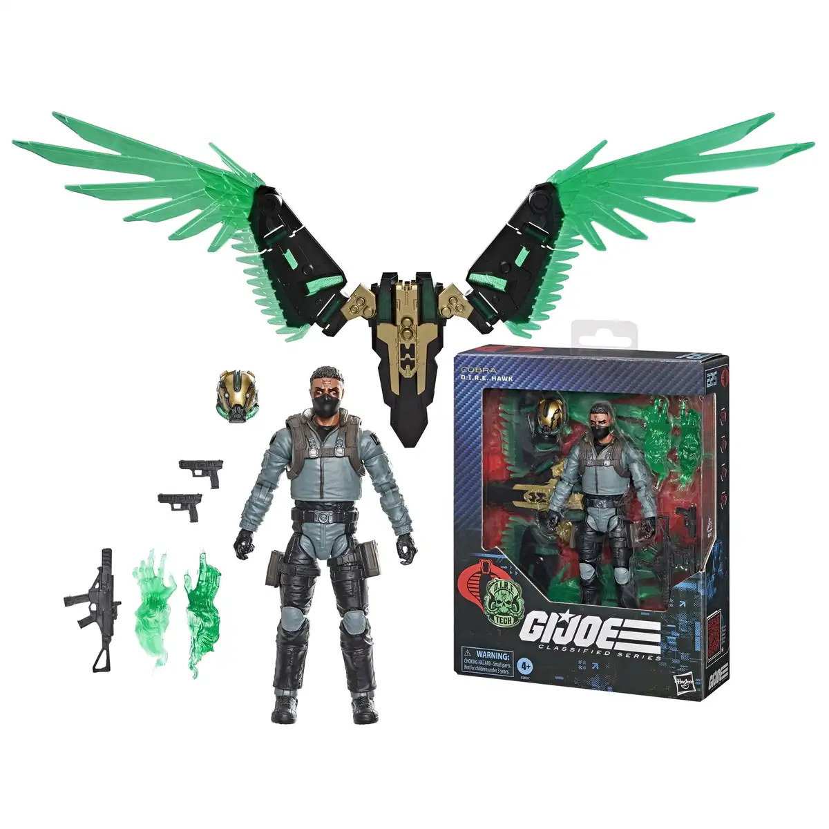 G.I. Joe Classified Series 225, D.I.R.E. Hawk, 6 Inch Action Figure 01