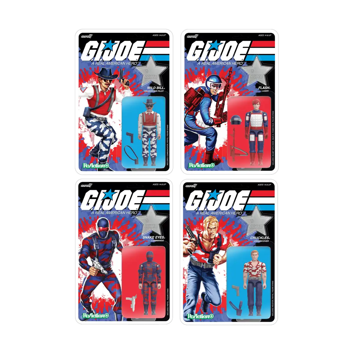 G.I. Joe ReAction+ Figures 250th Wave 08b Snake Eyes 03