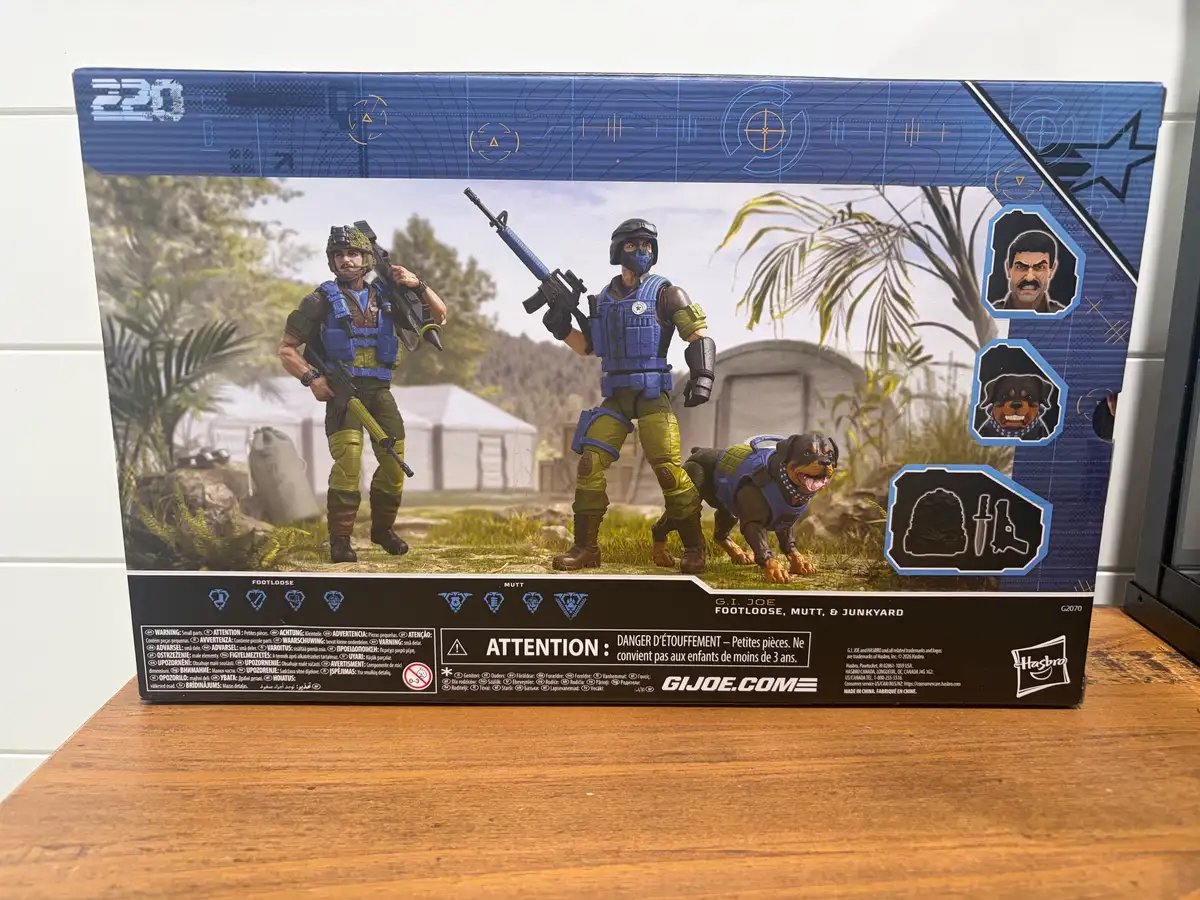 GI Joe Classified Series Mad Marauders Footloose Mutt Junkyard IH 4