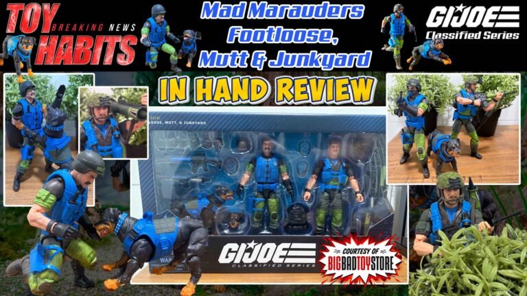 GI Joe Classified Series Mad Marauders Footloose, Mutt & Junkyard In Hand Review