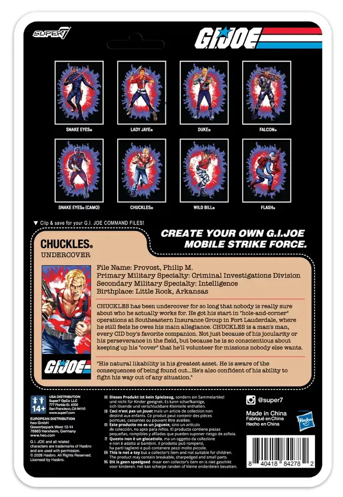 GI Joe ReAction+ Figures 250th Wave 08 Clunkles 3