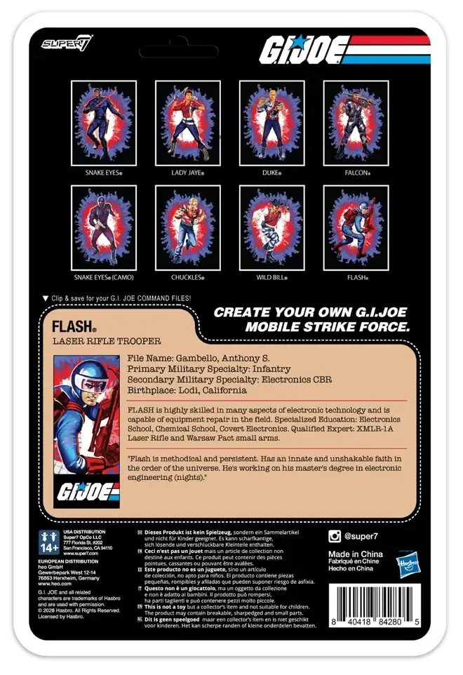 GI Joe ReAction+ Figures 250th Wave 08 Flash 3