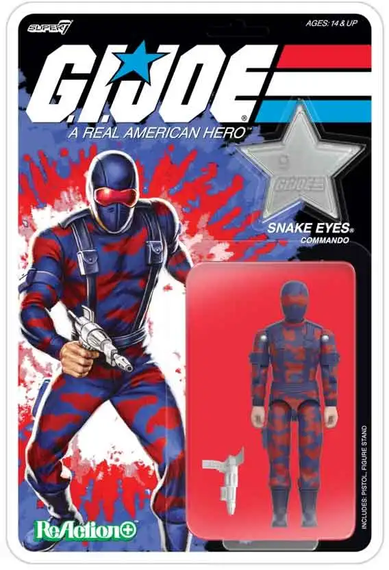 GI Joe ReAction+ Figures 250th Wave 08 Snake Eyes 4