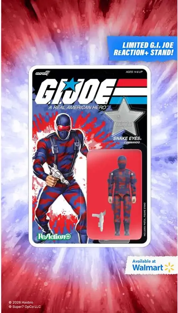 GI Joe ReAction+ Figures 250th Wave 08 Snake Eyes 5