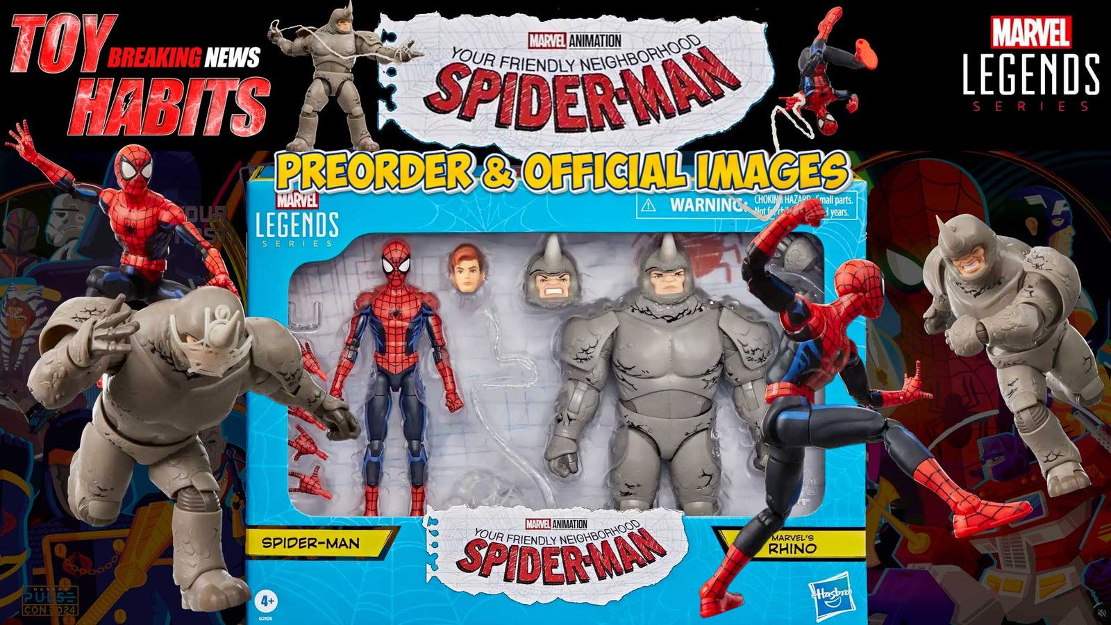 Hasbro-Marvel-Legends-Your-Friendly-Neighborhood-SpiderMan-&-Rhino-2-Pack-Official-Reveal