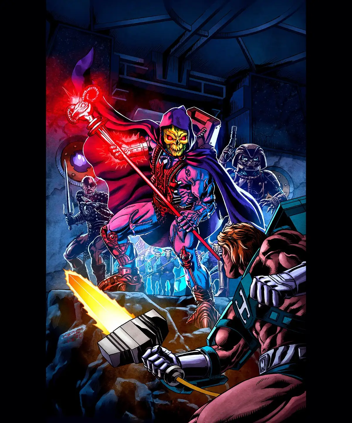 Laser Light Skeletor MOTU Origins Mattel Creations Exclusive Hi Res Artwork 1